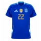 Argentina Lautaro Martinez #22 Tricou Fotbal Replică Copa America 2024 Barbati Deplasare